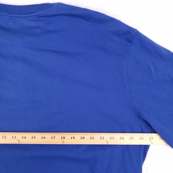 Duluth Trading Co Spillfighter Longtail Henley 2XL Blue - Picture 5 of 6